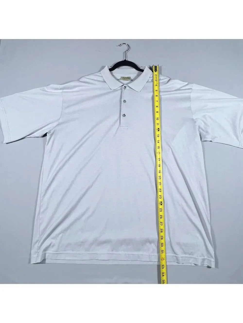 Diamond Apparel Polo Shirt Solid Gray Color Classic Three-Button Size Men’s 3XL